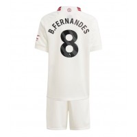 Manchester United Bruno Fernandes #8 Rezervni Dres za djecu 2023-24 Kratak Rukav (+ Kratke hlače)